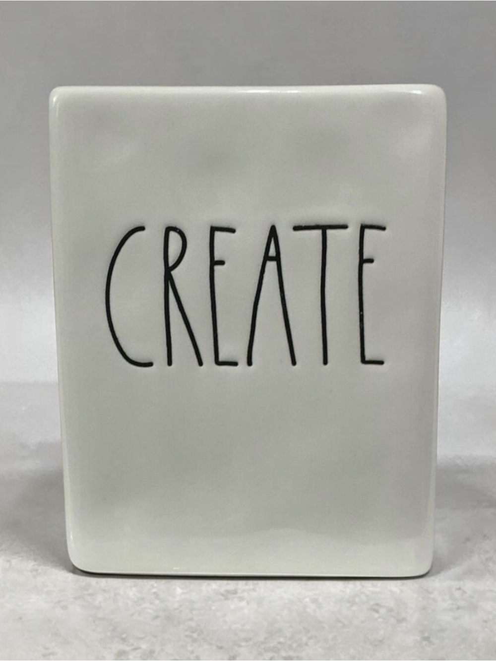Rae Dunn Artisan Collection by Magenta Ceramic “Create” Pen and Pencil Holder
